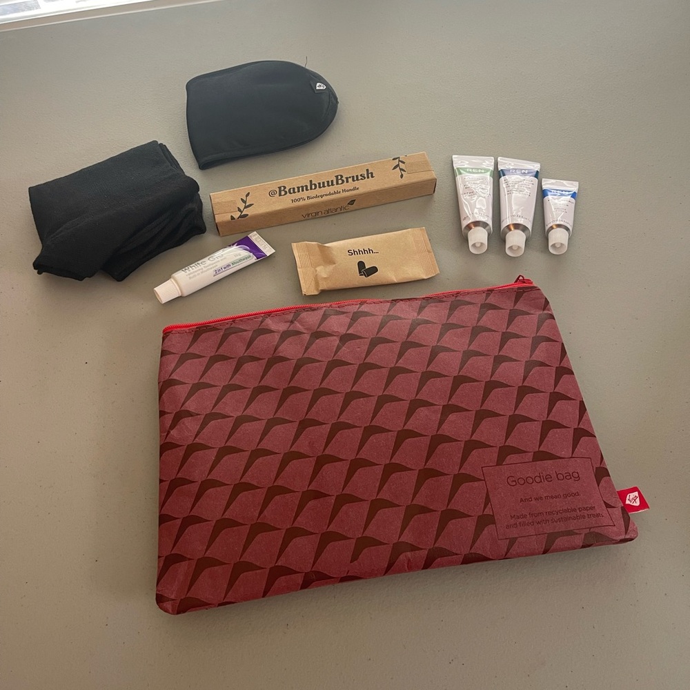 New Unisex Virgin Atlantic Airline Amenity Goodie Bag